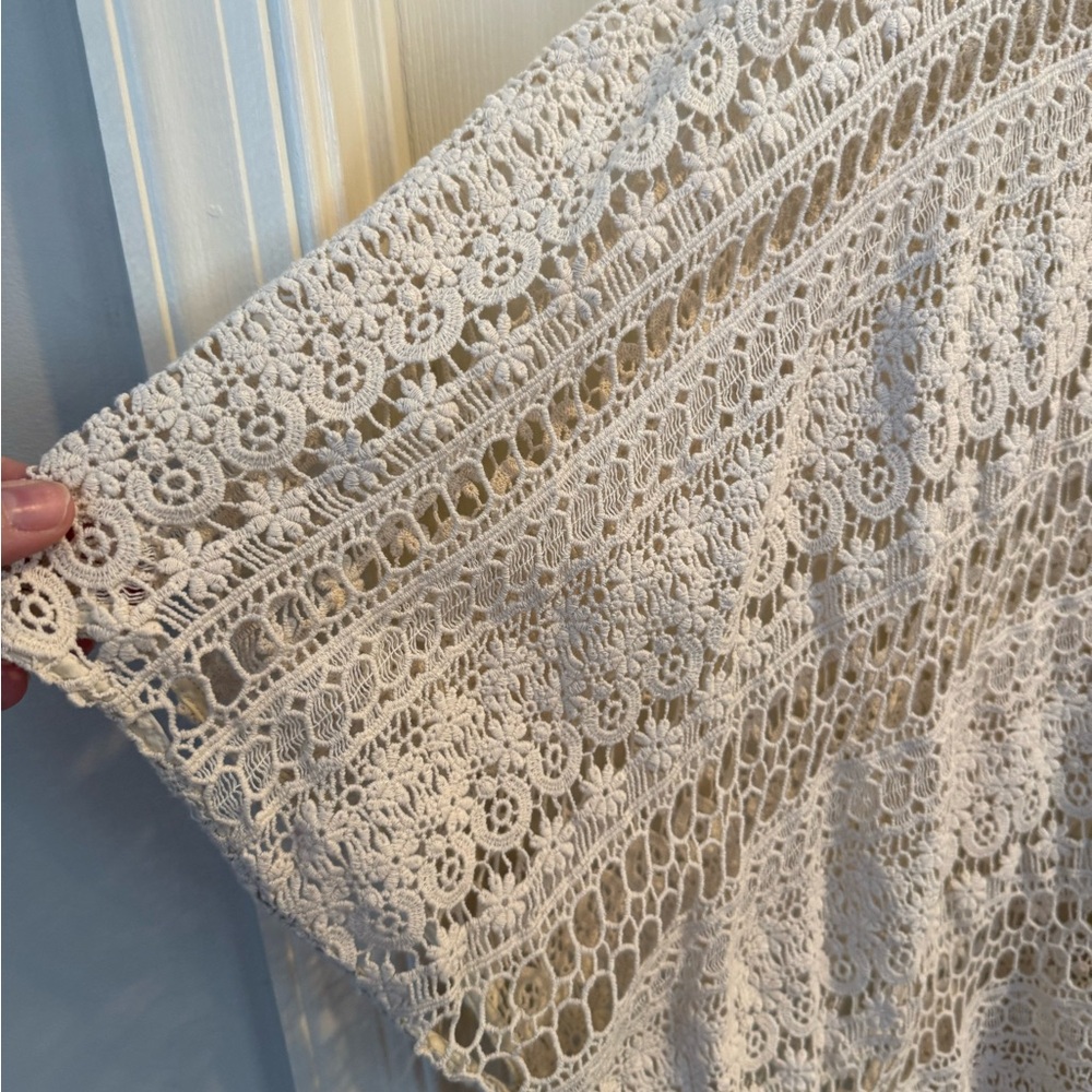 CAbi Women's Cream Lace Swim Cover-Up - Picture 8 of 11